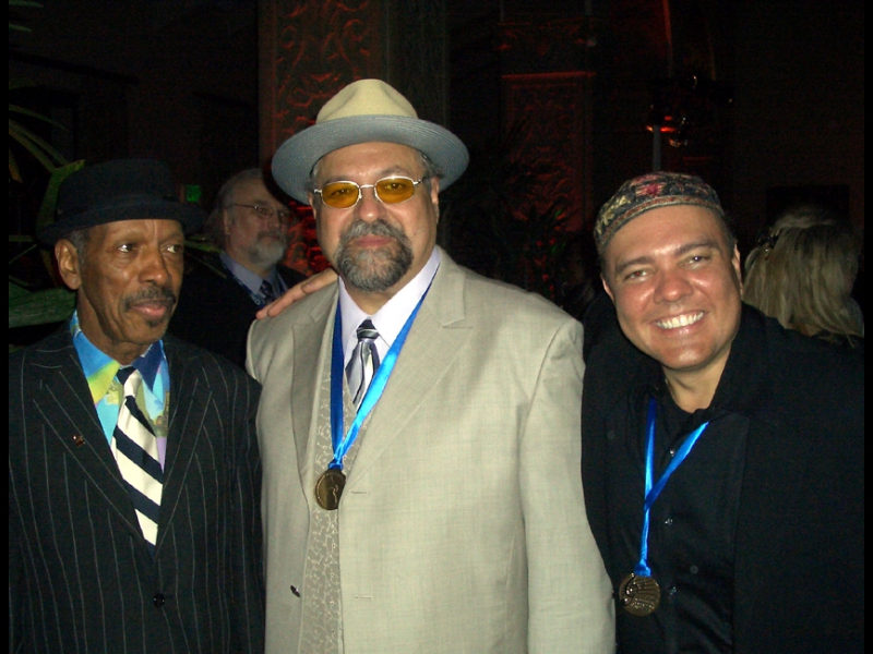 GRAMMY 2007: Ornette Coleman, Joe Lovano, and ZOHO artist & Grammy finalist Edsel Gomez.