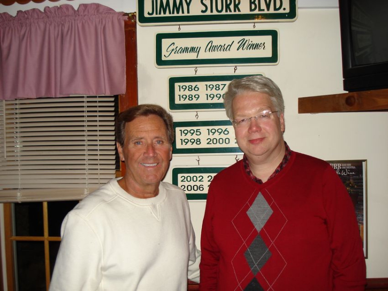 Florida, NY, January 13, 2009:  ZOHO president Jochen Becker meets with multiple Grammy winner Jimmy Sturr, the undisputed Polka King!