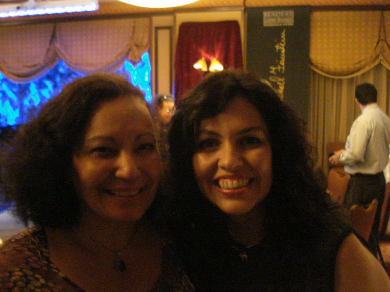 September 2, 2010: Meeting the artist, Brazilian Jazz singer Patty Ascher (right) after her fabulous performance at Feinstein's at the Loews Regency Hotel on Park Avenue in Manhattan : Iris Becker (left), wife of ZOHO label head Jochen Becker. Stay tuned, and look for Patty's name to appear on future news releases from ZOHO! name to appear on future news releases from ZOHO!