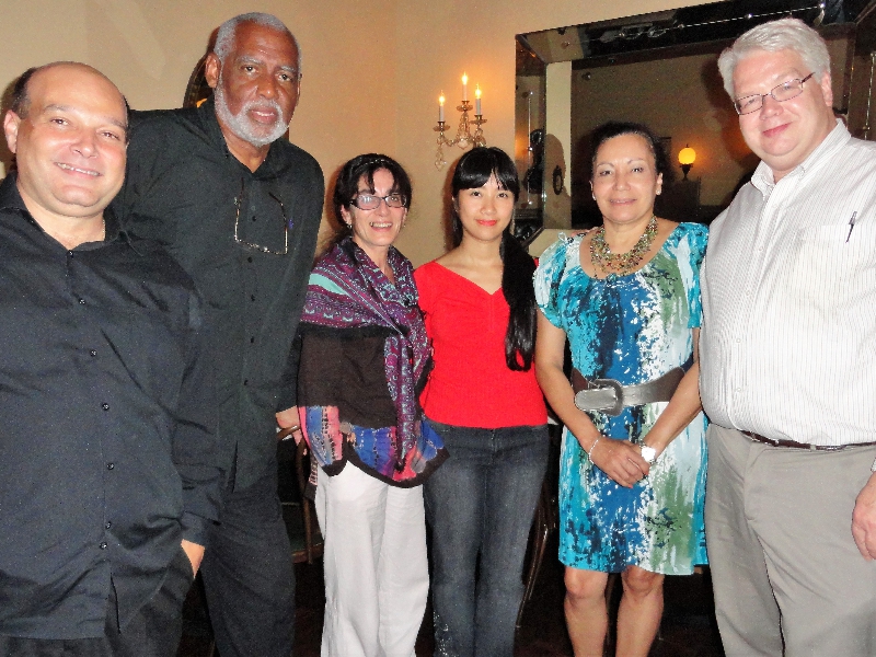 September 29, 2011: ZOHO chief Jochen and his wife Iris meeting up with the four members of the Havana String Quartet whose ZOHO album of the first four string quartets by Cuban composer Leo Brouwer won a Latin Grammy in 2010!