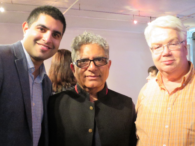 July 10, 2017: We were introduced to Deepak Chopra by our mutual friend and collaborator, producer Kabir Sehgal.