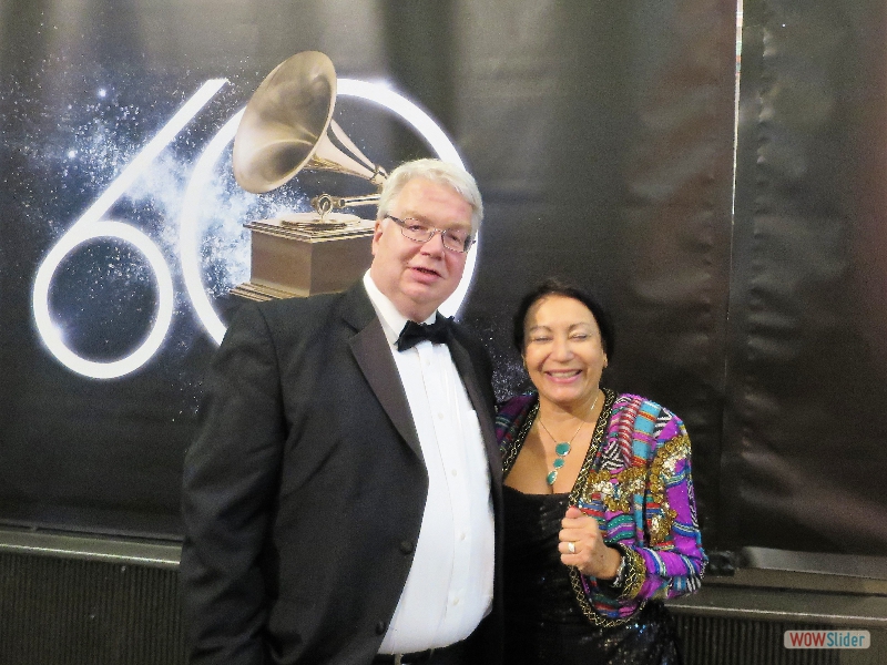 January 28, 2018: brrr Ö weíre tired. It is past midnight now, time to get home. But what a day it was, having won a third Grammy award for the ZOHO label, following Ike Turner in 2007, and Arturo OíFarrill in 2009.