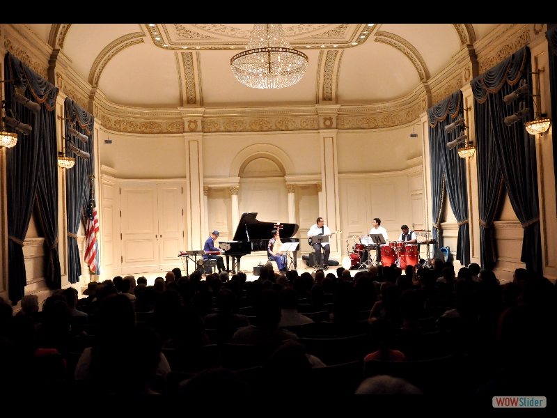 September 21, 2018: A ZOHO artist making music history again today, new ZOHO artist, Beijing-born pianist Dongfeng Liu premiered his extraordinary fusion of traditional Chinese instrumental melodies and instrumentation with the rhythm of Afro-Cuban latin jazz, at Weill Recital Hall in Carnegie Hall, New York. The concert celebrated the CD release of Dongfengs new ZOHO release CHINA CARIBE. Photo: Melanie Futorian.